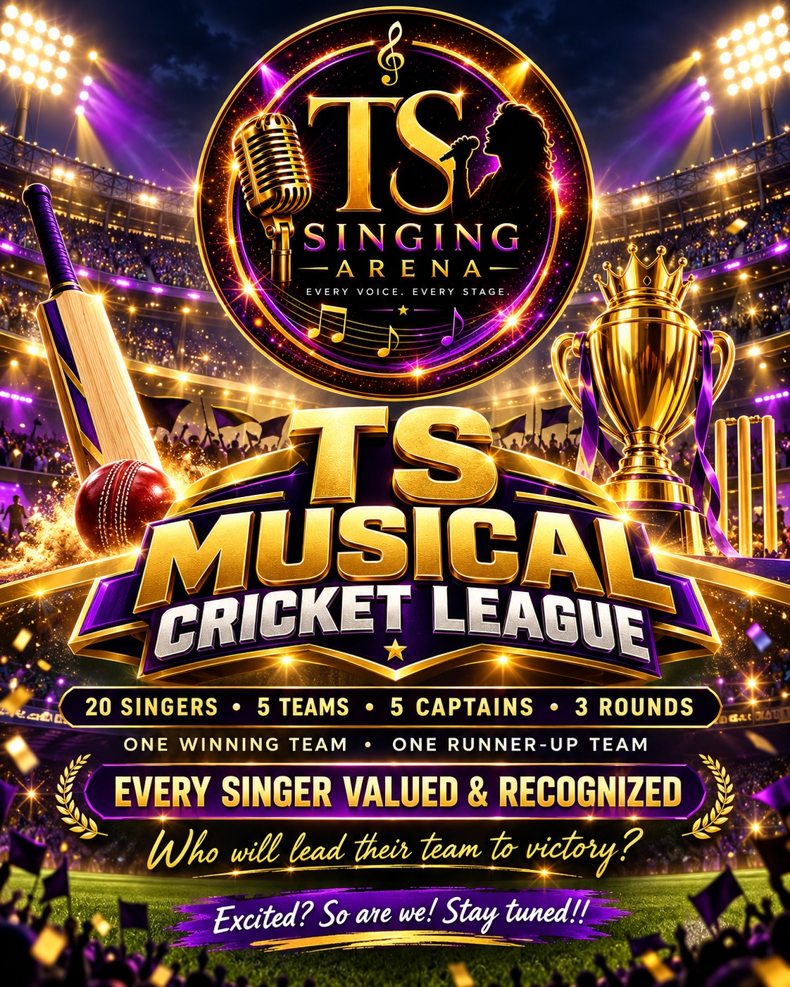 TS MUSICAL CRICKET LEAGUE